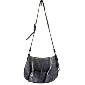 Vintage Vin Baker Exotic Leather Crossbody Purse / Flap Messenger Bag 🇺🇸